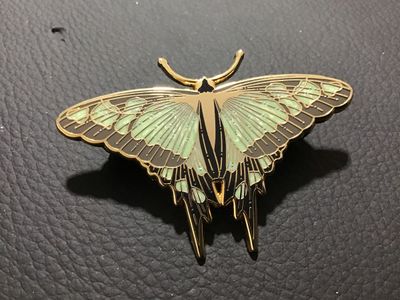 Alum and Ink Butterfly Enamel Pin
