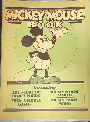 1930 1st PRINTED MICKEY MOUSE BOOK - DISNEY