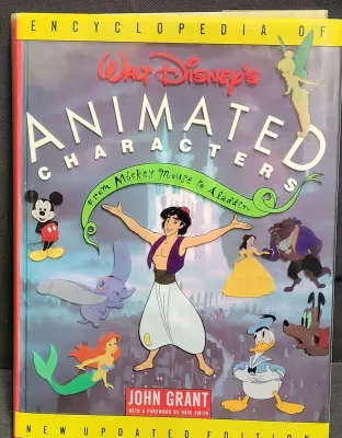 ENCYCLOPEDIA OF WALT DISNEY'S ANIMATED CHARACTERS - SIGNED BY FORMER VOICE ACTORS
