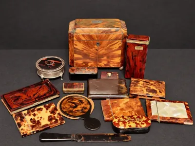 VINTAGE TORTOISE SHELL CASES 