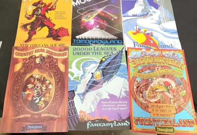 VINTAGE 1970s DISNEYLAND POSTERS