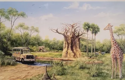 "VACATION MEMORIES" HAND SIGNED AND TITLED GICLEE PRINT BY LARRY DOTSON - DISNEY