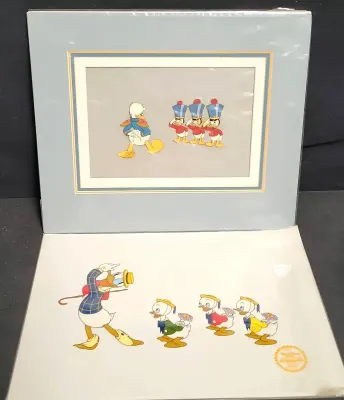 LIMITED EDITION DISNEY "MR. DUCKS STEPS OUT" LIMITED EDITION CEL SERIGRAPH 