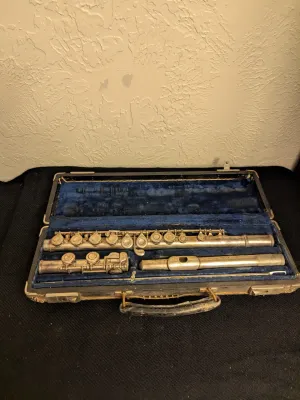 Vintage Artley Elkhart Indiana Flute with Case