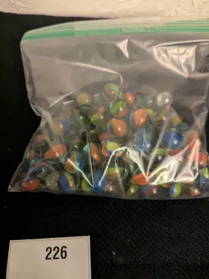 Large Lot of Vintage Toy Marbles