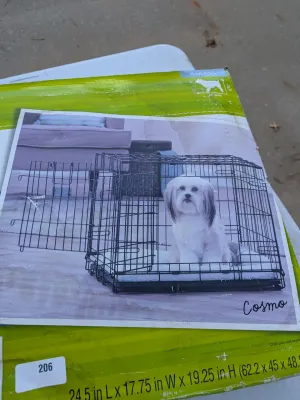 Top Paw 24" Double-Door Folding Dog Crate