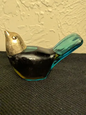 Vintage Avon 'Bird of Happiness' Topaze Cologne Bottle