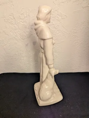 Vintage Ceramic St. Francis of Assisi Figurine