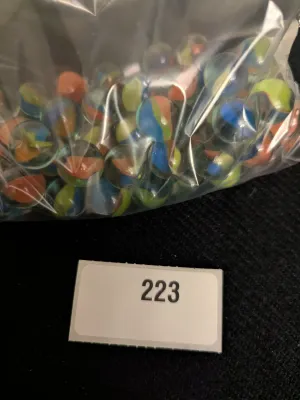 Large Lot of Vintage Toy Marbles