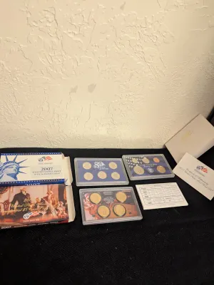 2007 United States Mint Proof Set & Presidential $1 Coin Proof Set