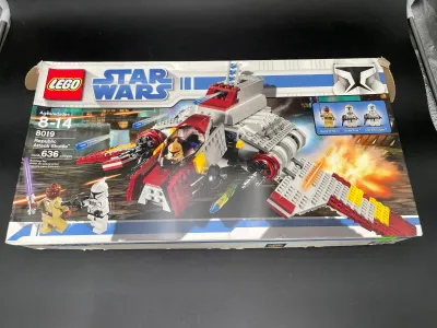 LEGO Star Wars Republic Attack Shuttle set 8019, complete in its original box showing some wear along the edges.