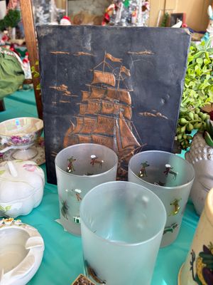 Sale Photo Thumbnail #11: Vintage copper relief plaque