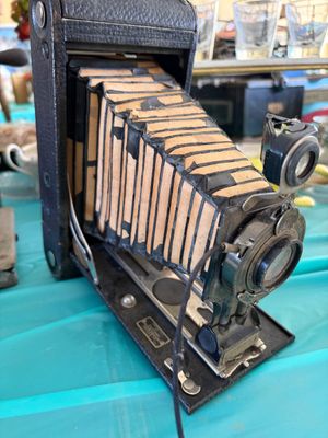 Sale Photo Thumbnail #27: Vintage Eastman Kodak folding bellows camera