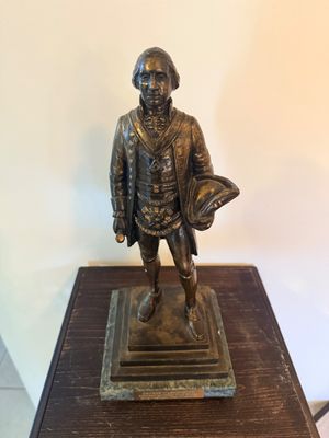 George Washington in Masonic Regalia Bronze Statue