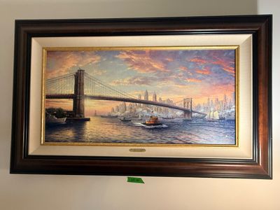 Thomas Kinkade 'The Spirit of New York' Framed Canvas