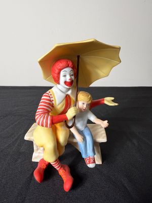 McDonald's Collectibles Lot with Ronald McDonald Figurine & McNugget Ornaments