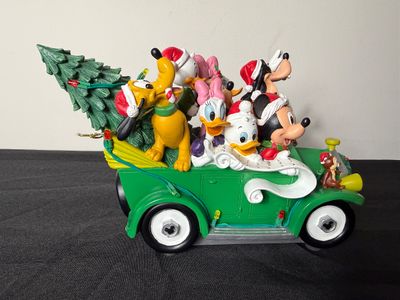 Bradford Exchange Disney Christmas Car Figurine