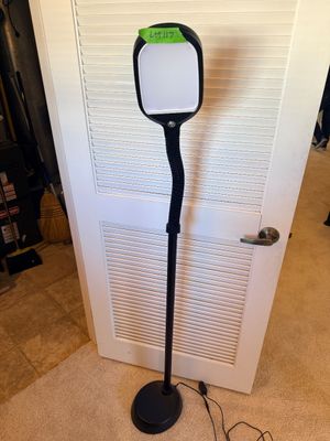 Black Flexible Neck LED Floor Lamp