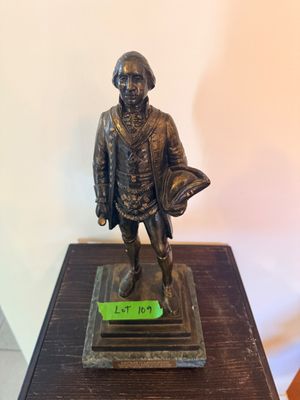George Washington in Masonic Regalia Bronze Statue