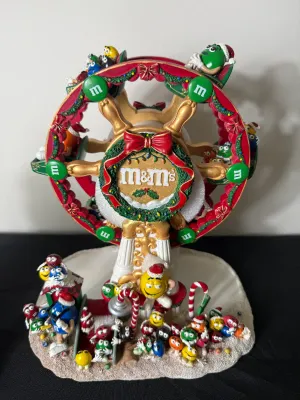 Danbury Mint M&M's Christmas Ferris Wheel Figurine