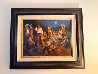 Andy Thomas 'American Storytellers' Signed Giclee Canvas