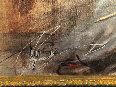Anna Razumovskaya 'Intermission 3' Signed Limited 2/50 On Canvas