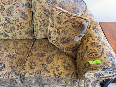 Peter Lorentz Custom Paisley Sofa