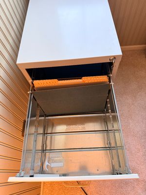Hon 2-Drawer Metal Filing Cabinet with Key