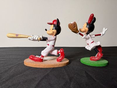 Hamilton Collection Mickey & Friends Philadelphia Phillies Figurines