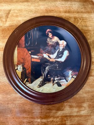 Three Norman Rockwell Collector Plates