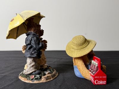 Vintage Handmade Teddy Bear & Boyds Bears Figurines