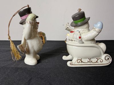 Lenox Disney Showcase Pinocchio & Jiminy Cricket Figurines