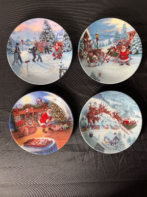 Lenox 'Santa's Journey' Porcelain Party Plates - Set of 4