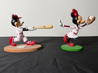 Hamilton Collection Mickey & Friends Philadelphia Phillies Figurines