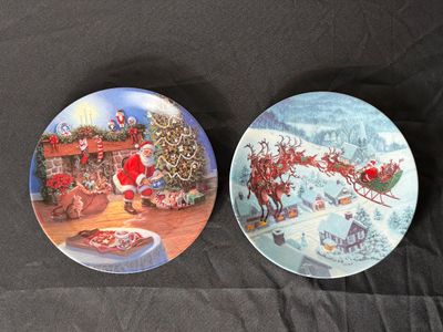Lenox 'Santa's Journey' Porcelain Party Plates - Set of 4