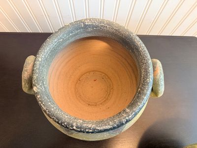 Trio of Rustic Textured Ceramic Vases