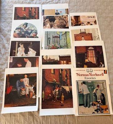 Norman Rockwell Favorites Poster Book and Loose Prints