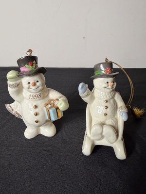 Lenox Disney Showcase Pinocchio & Jiminy Cricket Figurines