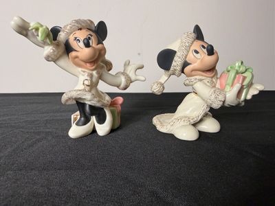 Lenox Disney Showcase Pinocchio & Jiminy Cricket Figurines