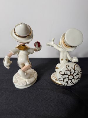 Lenox Disney Showcase Pinocchio & Jiminy Cricket Figurines
