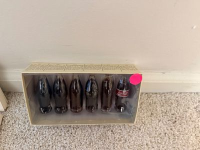 Norman Rockwell Postcard Books and Coca-Cola Miniature Bottles