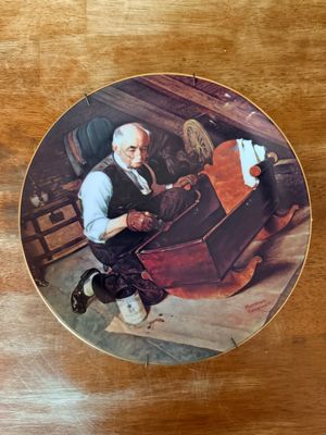 Three Norman Rockwell Collector Plates