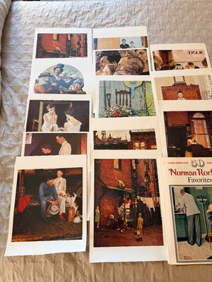 Norman Rockwell Favorites Poster Book and Loose Prints