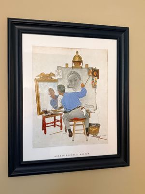 Four Framed Norman Rockwell Prints