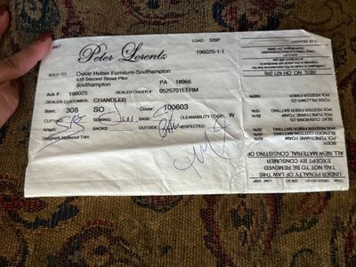 Peter Lorentz Custom Paisley Sofa