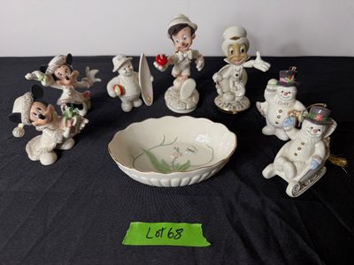 Lenox Disney Showcase Pinocchio & Jiminy Cricket Figurines