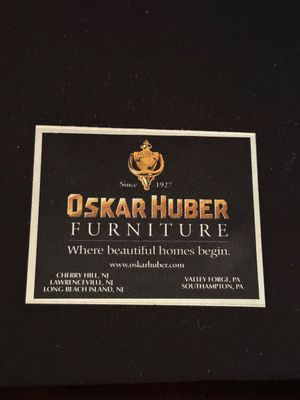 Oskar Huber Leather Loveseat