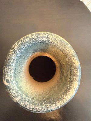 Trio of Rustic Textured Ceramic Vases