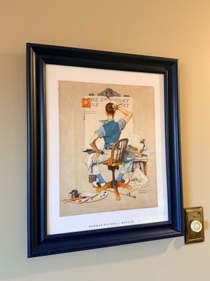 Four Framed Norman Rockwell Prints