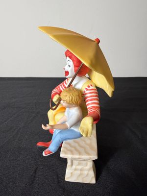 McDonald's Collectibles Lot with Ronald McDonald Figurine & McNugget Ornaments